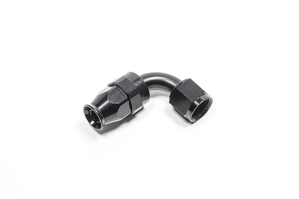 Radium Engineering — Radium Engineering -8AN 90 Degree PTFE Hose End - Black - view 3